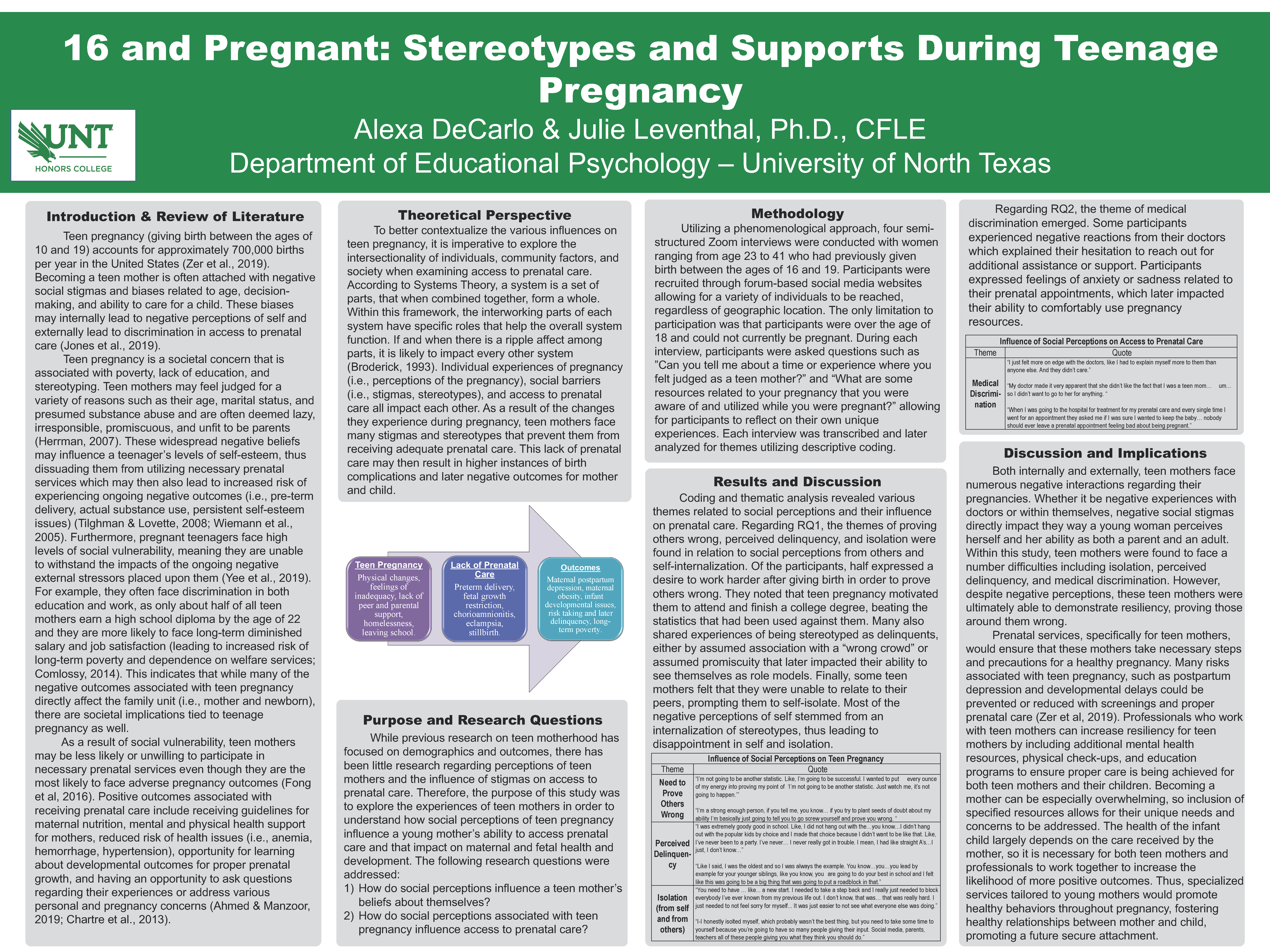 16 and Pregnant: Stereotypes and Supports During Teenage Pregnancy