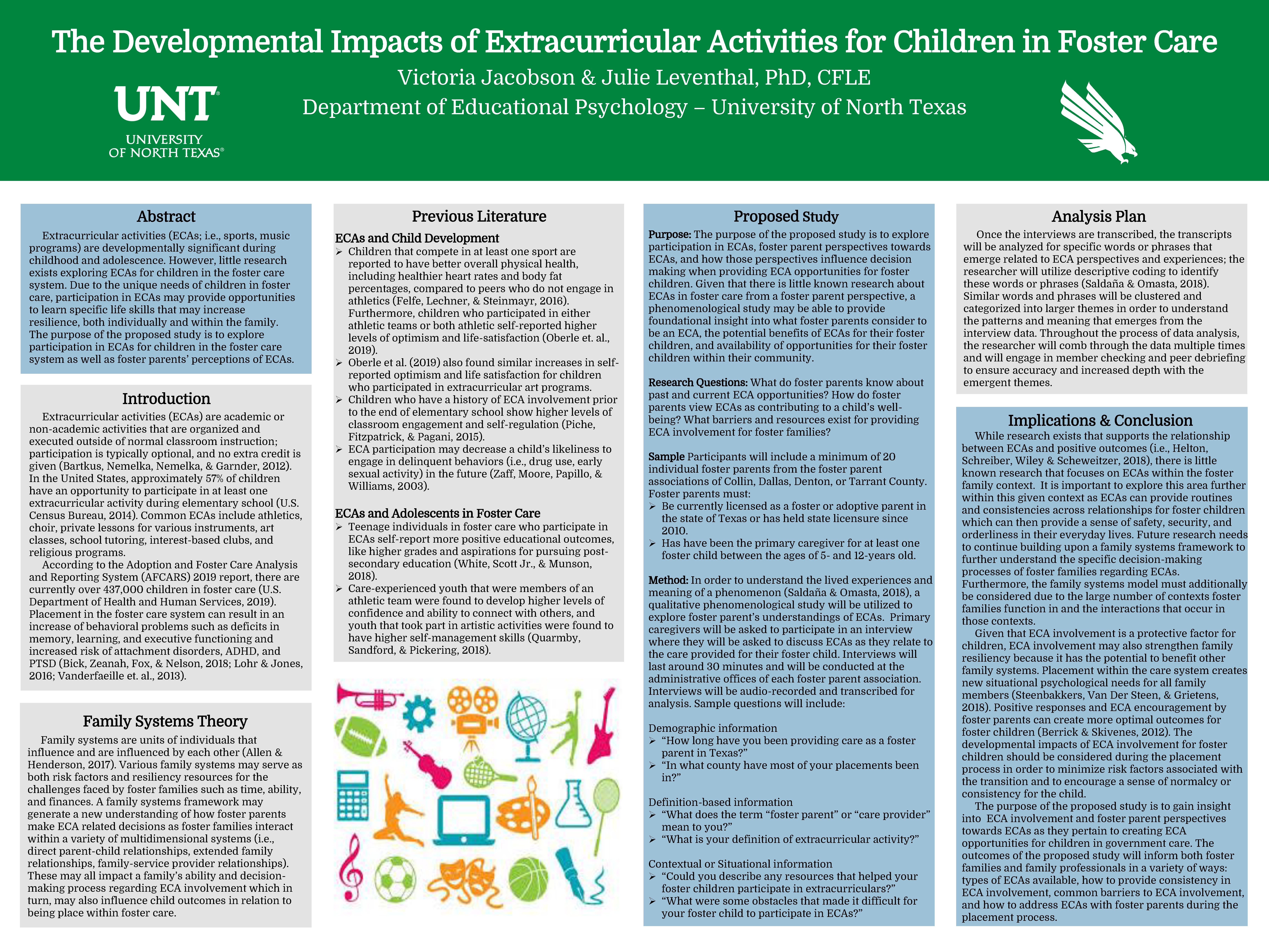 The Developmental Impacts of Extracurricular Activities for Children in Foster Care