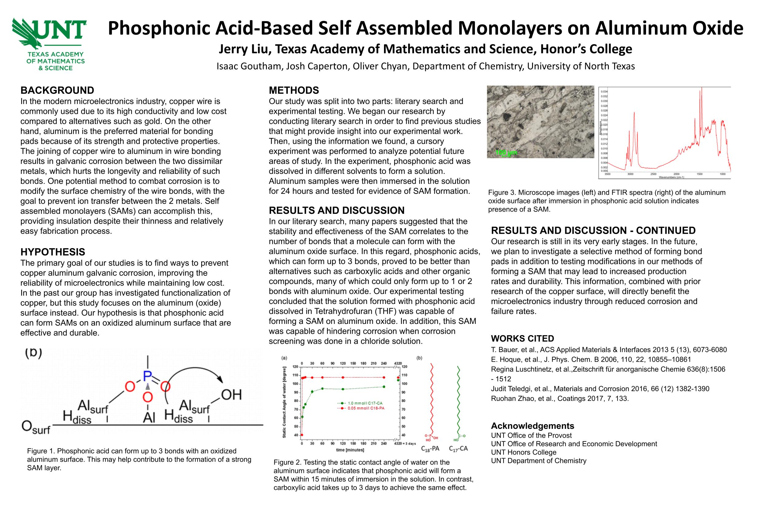 Phosphonic Acid-Based Self Assembled Monolayers on Aluminum Oxide