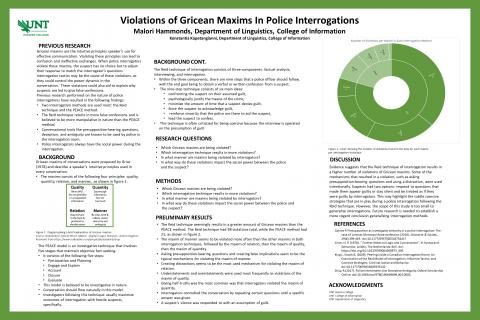 Violations of Gricean Maxims in Police Interrogations