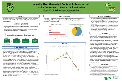 Valuable User Generated Content: Influences that Lead a Consumer to Post an Online Review