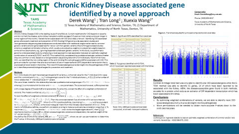 Chronic Kidney Disease associated gene identified by a novel approach